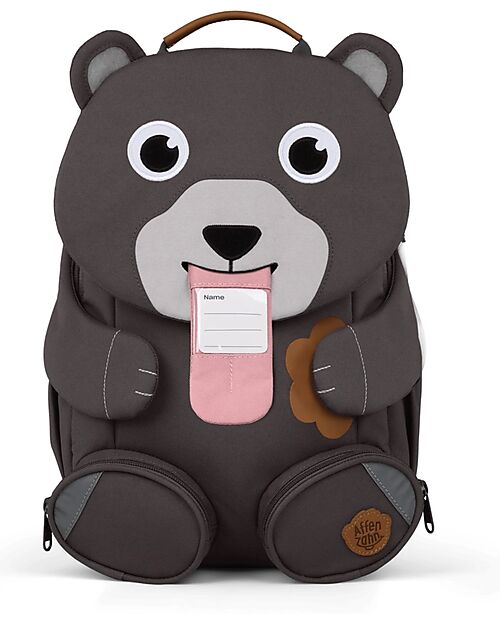 Affenzahn Kids Backpack 3-5 years - Pure Edition - Bear - Perfect for Preschool and Eco-Friendly! Kindergarten Backpacks