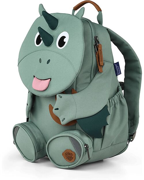 Affenzahn Kids Backpack 3-5 years - Pure Edition - Dragon - Perfect for Preschool and Eco-Friendly! Kindergarten Backpacks