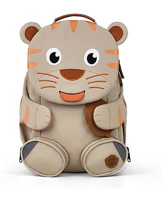 Affenzahn Kids Backpack 3-5 years - Pure Edition - Tiger - Perfect for Preschool and Eco-Friendly! Kindergarten Backpacks
