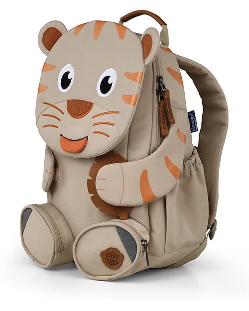 Affenzahn Kids Backpack 3-5 years - Pure Edition - Tiger - Perfect for Preschool and Eco-Friendly! Kindergarten Backpacks