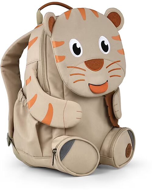 Affenzahn Kids Backpack 3-5 years - Pure Edition - Tiger - Perfect for Preschool and Eco-Friendly! Kindergarten Backpacks