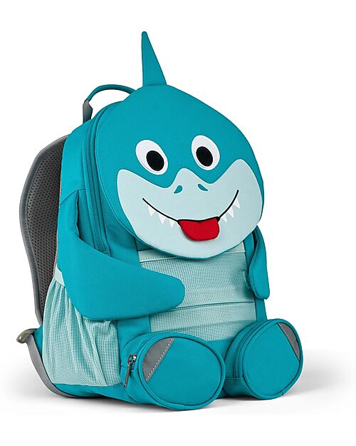 Affenzahn Kids Backpack 3-5 years - Shark - Perfect for Preschool and eco-friendly! Kindergarten Backpacks