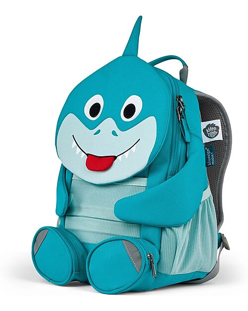 Affenzahn Kids Backpack 3-5 years - Shark - Perfect for Preschool and eco-friendly! Kindergarten Backpacks
