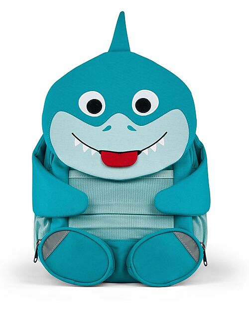 Affenzahn Kids Backpack 3-5 years - Shark - Perfect for Preschool and eco-friendly! Kindergarten Backpacks