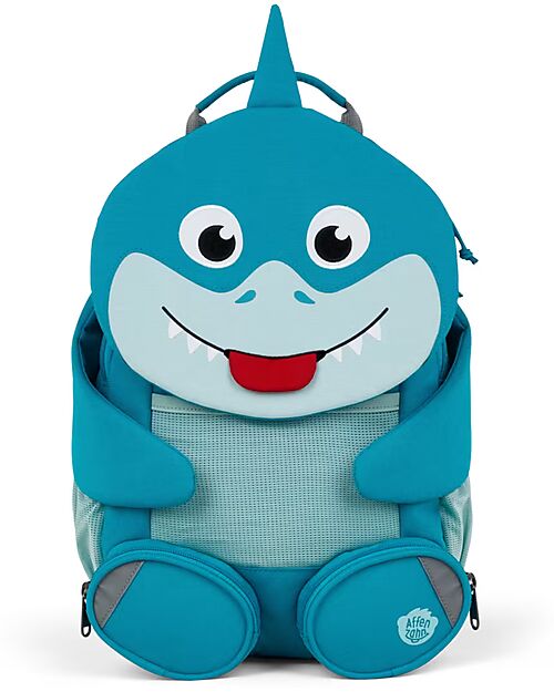 Affenzahn Kids Backpack 3-5 years - Shark - Perfect for Preschool and Eco-Friendly! Kindergarten Backpacks