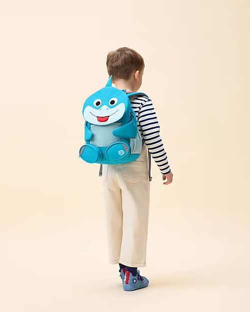 Affenzahn Kids Backpack 3-5 years - Shark - Perfect for Preschool and Eco-Friendly! Kindergarten Backpacks
