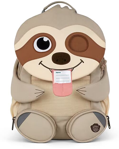 Affenzahn Kids Backpack 3-5 years - Sloth - Perfect for Preschool and Eco-Friendly! Kindergarten Backpacks