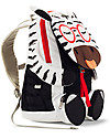 Affenzahn Kids Backpack 3-5 years, Zebra Zena - Perfect for Preschool and Eco-Friendly! Kindergarten Backpacks