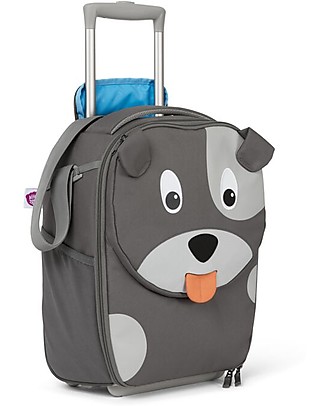 Affenzahn Kids Suitcase, David the Dog - Perfect as Hand Luggage! Travel Bags