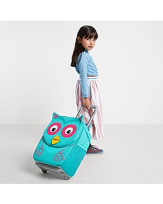 Affenzahn Kids Suitcase, Olive the Owl - Perfect as Hand Luggage! Travel Bags