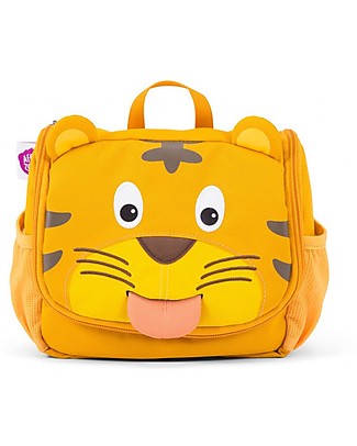 Affenzahn Kids Toiletry Bag, Timmy Tiger - Useful and funny! Makeup Bags and Pouches