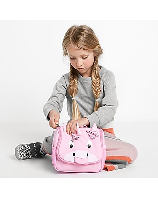Affenzahn Kids Toiletry Bag, Ulrike the Unicorn - Useful and funny! Makeup Bags & Pouches