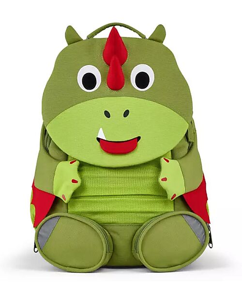 Affenzahn Large Friend Backpack 3-5 Years - Dragon - Perfect for Nursery and Eco-Friendly Kindergarten Backpacks