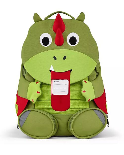 Affenzahn Large Friend Backpack 3-5 Years - Dragon - Perfect for Nursery and Eco-Friendly Kindergarten Backpacks