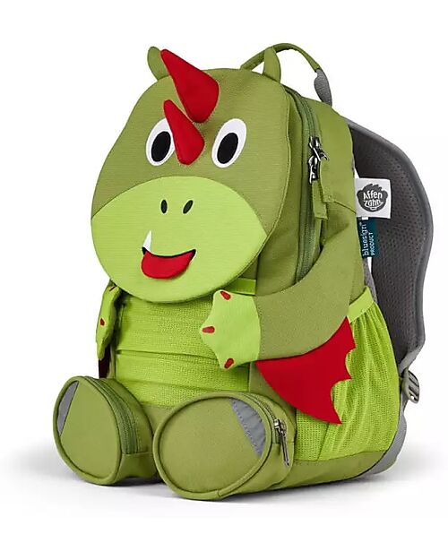 Affenzahn Large Friend Backpack 3-5 Years - Dragon - Perfect for Nursery and Eco-Friendly Kindergarten Backpacks