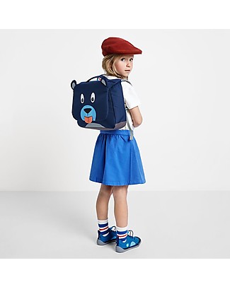 Affenzahn Pre-school Bag Bobo the Bear - Made with recycled PET bottles! Small Backpacks