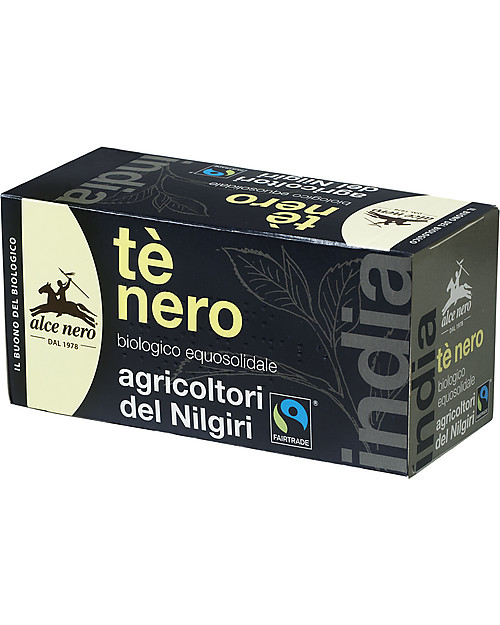 Alce Nero Organic Black Tea, Fair Trade - 20 teabags Infusions