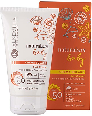 Alkemilla Baby Body and Face Sun Cream SPF 50 - 150 ml Sun Screen