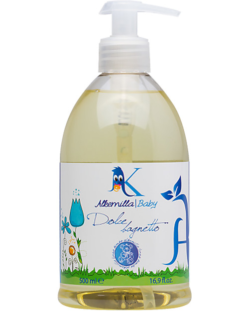 Alkemilla Bio Mild Detergent Baby - 500 ml Baby Bath Wash and shampoo