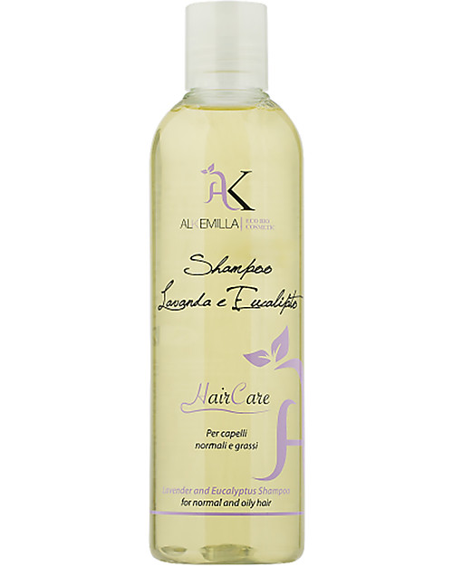 Alkemilla Organic Lavender And Eucalyptus Shampoo, for Normal and Greasy Hair- 250 ml Shampoos And Bath Wash