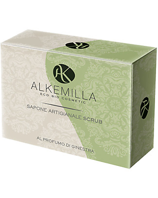 Alkemilla Organic Scrub Soap With Broom Fragrance - 100 gr Detergents