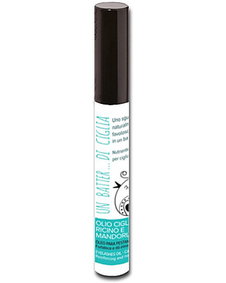 Allegro Natura Eyelashes Oil with Castor and Almond Oil, 10 ml - Long and Thick Eyelashes Face
