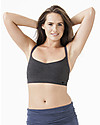 Amoralia Seamless Sleep Bra, Charcoal - Perfect for sleep nursing! Nursing Bras