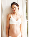 Amoralia Second Skin Organic Cotton Nursing Bra - Ivory Nursing Bras