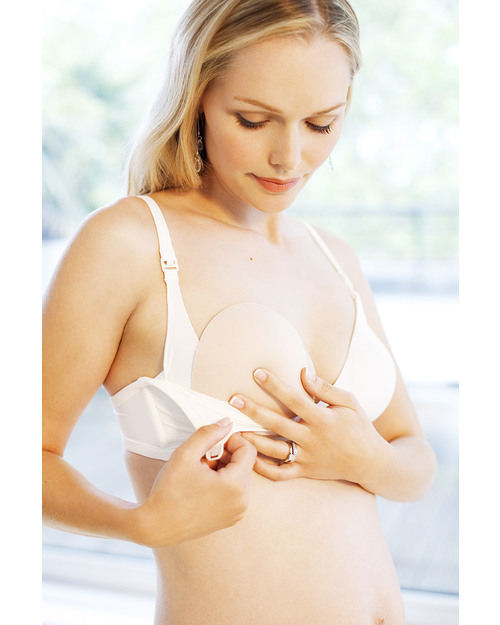Amoralia Second Skin Organic Cotton Nursing Bra - Ivory Nursing Bras