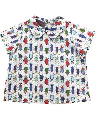Ang Un Bebé Bruno Shirt with Collar and Nacre Buttons Shirts And Blouses