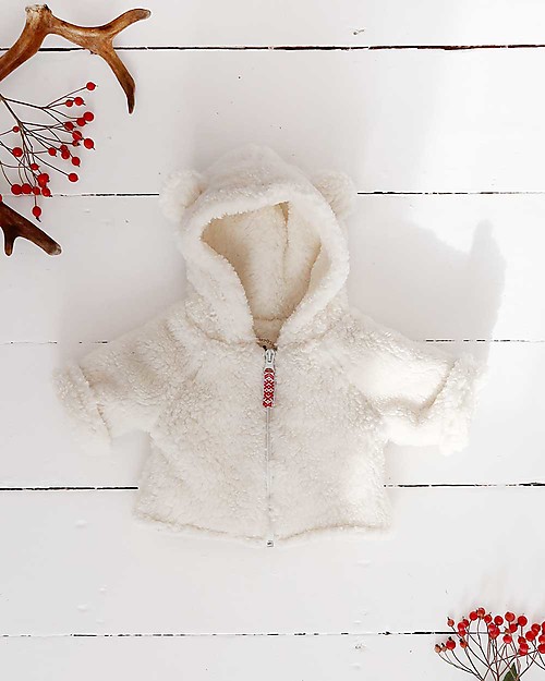 Annaliv Hygge Hoodie Naturale - Cotone Shearling Bio Jackets