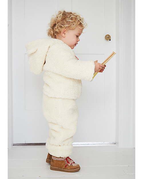 Annaliv Hygge Hoodie Naturale - Cotone Shearling Bio Jackets