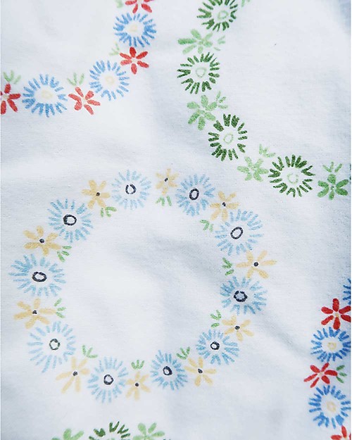 Annaliv Little Grow Padded and Warm, Winter Blomst - 100% organic cotton lining Snowsuits