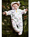 Annaliv Little Grow Padded and Warm, Winter Blomst - 100% organic cotton lining Snowsuits