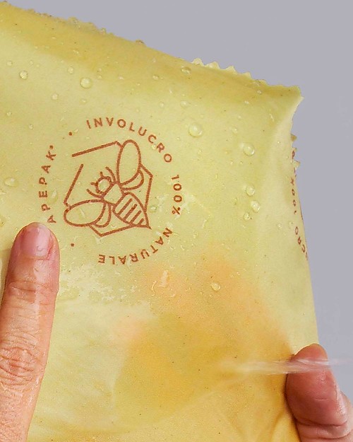 Apepak Beeswax Wraps for Food - Set of 2 Pieces - Medium Food Containers