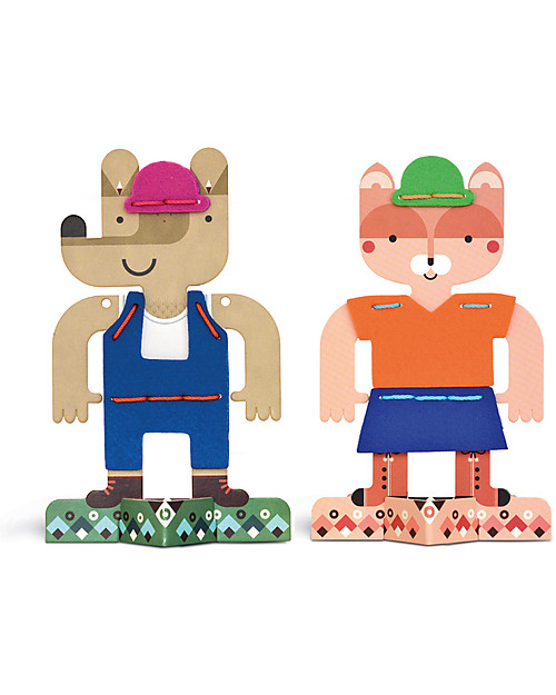 aPunt Barcelona DIY Kit My First Sewing Kit - Dress the cat and the dog with real clothes! Art & Craft Kits