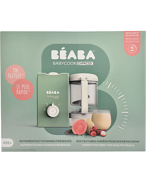 Béaba Babycook® Original Grey/Blue - Healthy and Fast Meals for Your  Growing Child - EU Plug unisex (bambini)