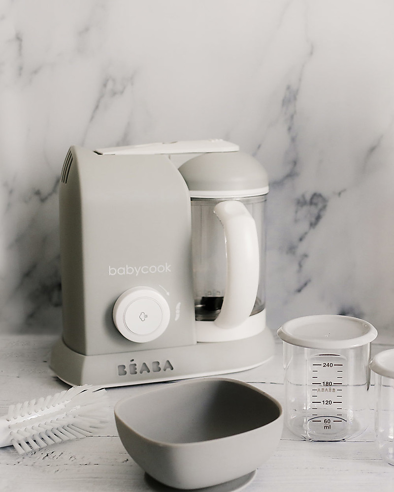Béaba Babycook® Solo Food Maker - Grey - Healthy and Fast Meals 
