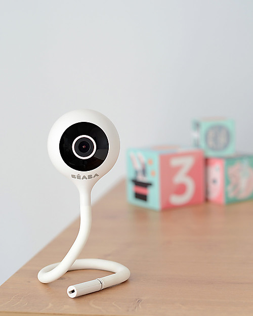 BEABA, ZEN + 4.3 Inch Wifi Video baby monitor (BS Plug) Camera 480P with  270° rotational views , 90° up & down Screen TFT x 272, APP Connect [2  years warranty)