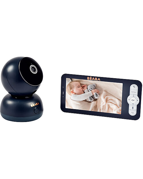 Béaba Zen Premium Video Baby Monitor - 360 ° Rotating Auto Video Camera -  Available on Mobile Phone unisex (bambini)