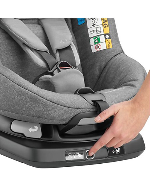 Bebe Confort Maxi Cosi Assixfix Car Seat Group 1 Nomad Grey From 4 Months To 4 Years 360 Swiveling Seat Unisex Bambini