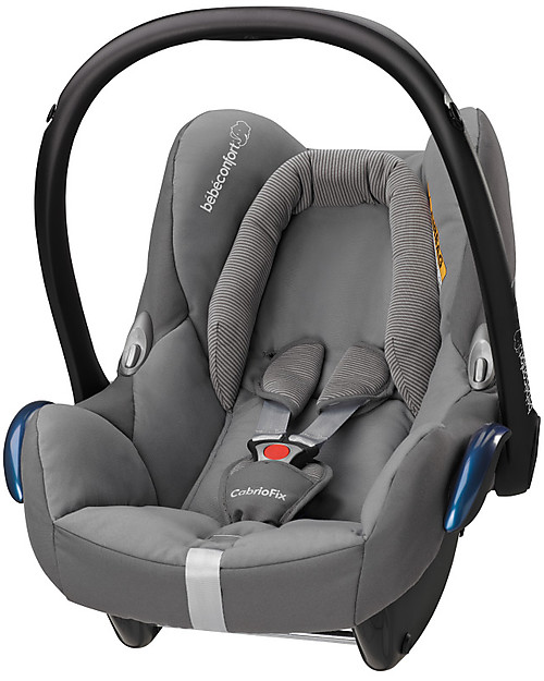 Bebe Confort Maxi Cosi Cabriofix 0 Car Seat Concrete Grey Compatible With Quinny Baby Jogger Bugaboo And Others Unisex Bambini