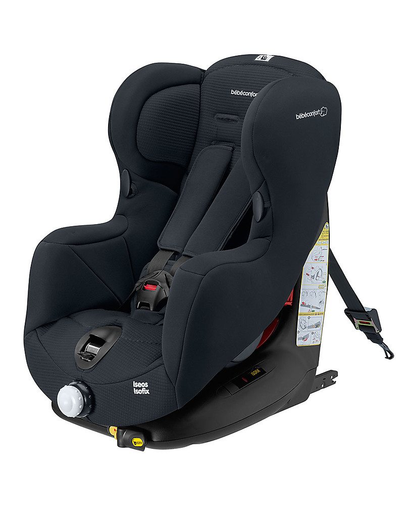 Kust Interpretatief zuurstof Bébé Confort/Maxi Cosi Iséox Isofix Car Seat, Total Black - from 9 months  to 4 years, Flexible Installation unisex (bambini)