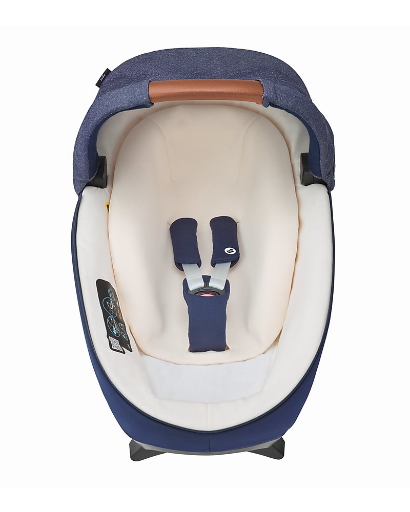 Bebe Confort Maxi Cosi Jade Carrycot Nomad Blue Up To 6 Months Isofix And R129 Compliant Unisex Bambini