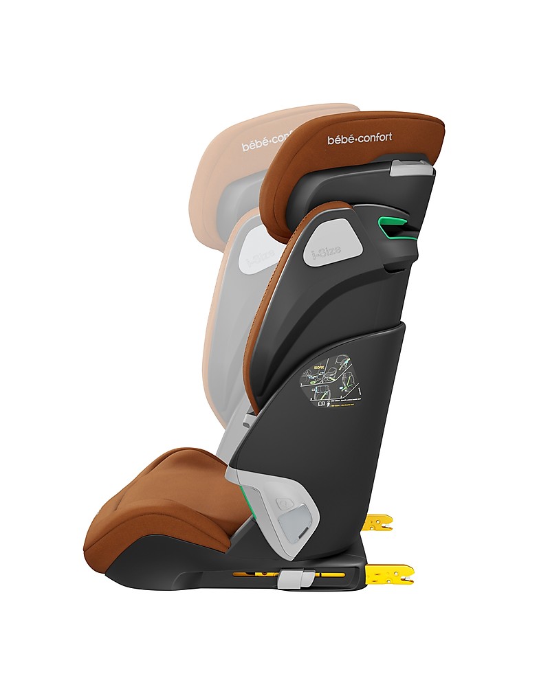 Bebe Confort Maxi Cosi Kore Pro I Size Car Seat Cognac With Clickassist Light From 3 5 To 12 Years Unisex Bambini