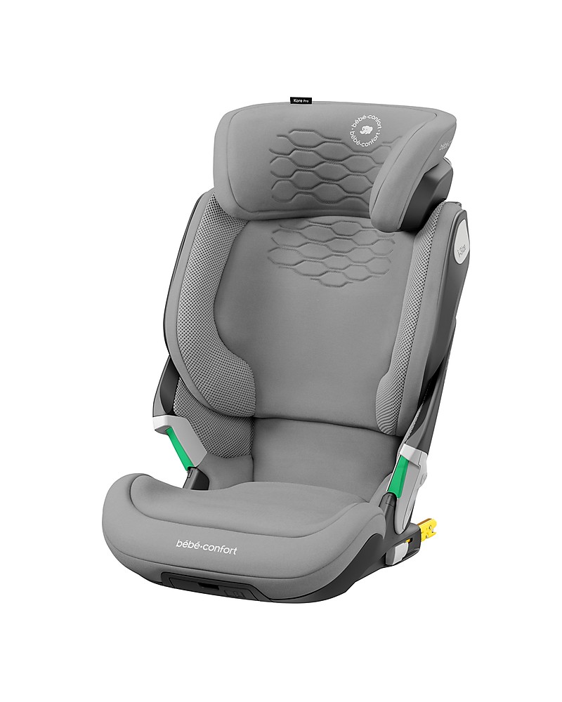 Bebe Confort Maxi Cosi Kore Pro I Size Car Seat Grey With Clickassist Light From 3 5 To 12 Years Unisex Bambini