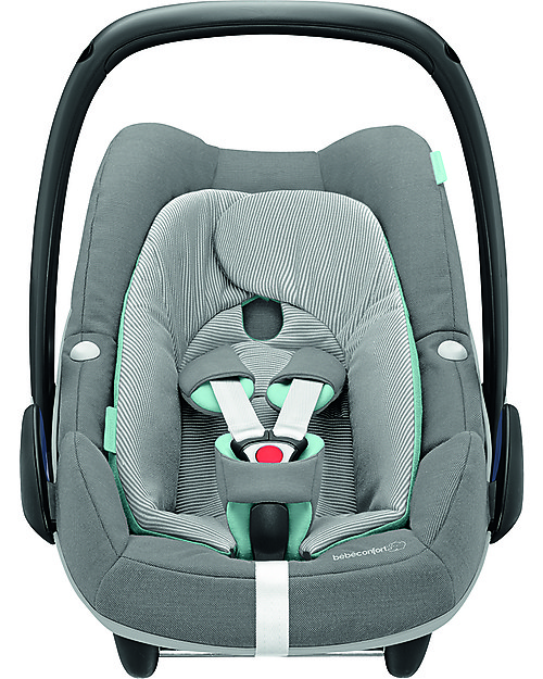 Bébé Confort/Maxi Cosi Pebble Plus Car Seat 0+ e i-Size, Sparkling Grey -  0-12 months, i-Size R129 Approved unisex (bambini)