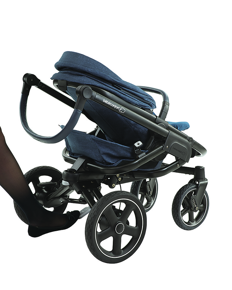 Bebe Confort Maxi Cosi Stroller Nova 4 Wheels Nomad Blue Up To 3 5 Years Hands Free Folding Unisex Bambini