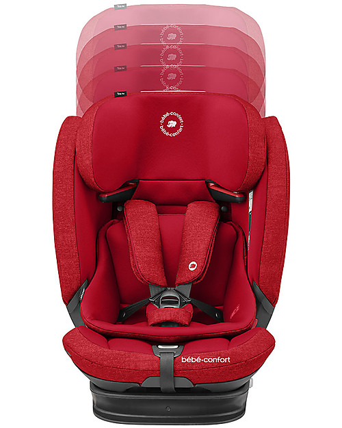 Bebe Confort Maxi Cosi Titan Pro Car Seat Isofix Group 1 2 3 Nomad Red From 9 Months To 12 Years Girl