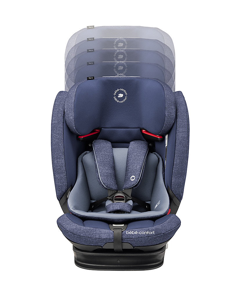 Bebe Confort Maxi Cosi Titan Pro Car Seat Isofix Gruppo 1 2 3 Nomad Blue From 9 Months To 12 Years Unisex Bambini